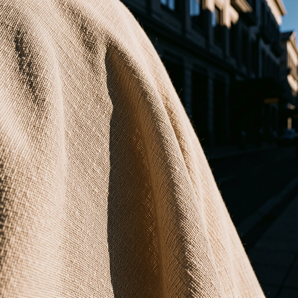 Linen weave detail
